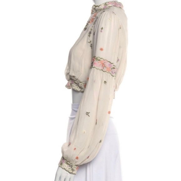 LoveShackFancy Crop Top. SIZE 4. EUC - Picture 3 of 10